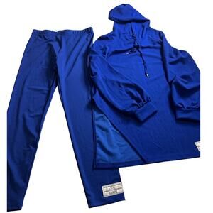 Women L Shein L hoodie legging set long sleeve pants sets Royal blue
